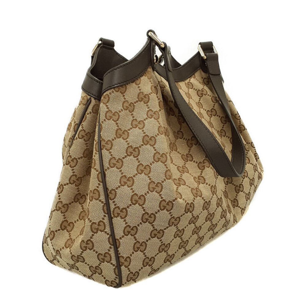 Gucci GG Canvas Sukey Tote Bag Brown - Picture 2 of 9